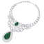 87.52 CTW Royalty Emerald & VS Diamond Necklace 18K - 2
