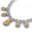 36.1 CTW Royalty Canary Citrine & VS Diamond Necklace - 2