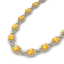 66 CTW Citrine & VS/SI Diamond Necklace 14K Yellow Gold
