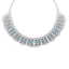 53.14 CTW Royalty Sky Topaz & VS Diamond Necklace 18K