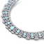 53.14 CTW Royalty Sky Topaz & VS Diamond Necklace 18K - 2