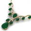 36.14 CTW Royalty Emerald & VS Diamond Necklace 18K - 2