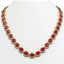 64.01 CTW Ruby & Diamond Halo Necklace 10K Yellow Gold