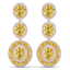 29.71 CTW Royalty Canary Citrine & VS Diamond Earrings