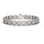 16.54 CTW Cushion Diamond Designer Bracelet 18K White