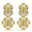 29.21 CTW Royalty Canary Citrine & VS Diamond Earrings