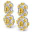 29.21 CTW Royalty Canary Citrine & VS Diamond Earrings - 2