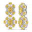 29.21 CTW Royalty Canary Citrine & VS Diamond Earrings - 3