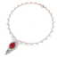 23.43 CTW Royalty Ruby & VS Diamond Necklace 18K Rose - 3