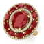 8.05 CTW Royalty Designer Ruby & VS Diamond Ring 18K