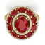 8.05 CTW Royalty Designer Ruby & VS Diamond Ring 18K - 2