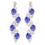 16.23 CTW Royalty Tanzanite & VS Diamond Earrings 18K