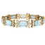 39.65 CTW Royalty Sky Topaz & VS Diamond Bracelet 18K - 3