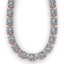 40 CTW Princess SI Diamond Necklace 18K Rose Gold - 2