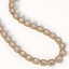 81.64 CTW Morganite & Diamond Halo Necklace 10K Yellow