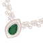 65.75 CTW Royalty Emerald & VS Diamond Necklace 18K
