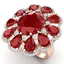 20.63 CTW Royalty Designer Ruby & VS Diamond Ring 18K