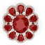 20.63 CTW Royalty Designer Ruby & VS Diamond Ring 18K - 2