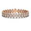 20.25 CTW Marquise Diamond Designer Bracelet 18K Rose