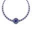 43.54 CTW Royalty Sapphire & VS Diamond Necklace 18K - 2