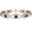8 CTW Black And White Diamond Bracelet 18K Rose Gold - 2