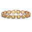 25.24 CTW Fancy Citrine & Diamond Halo Bracelet 10K