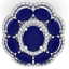 14.4 CTW Royalty Designer Sapphire & VS Diamond Ring - 2