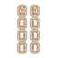 19.81 CTW Morganite & Diamond Halo Earrings 10K Yellow
