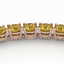 30 CTW Certified Fancy Yellow SI Diamond Necklace 18K