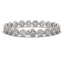 15.58 CTW Cushion Cut Diamond Designer Bracelet 18K - 2