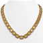 77.35 CTW Fancy Citrine & Diamond Halo Necklace 10K