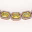 77.35 CTW Fancy Citrine & Diamond Halo Necklace 10K - 3