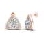3 CTW VS/SI Diamond Stud Earrings 14K Rose Gold - 2