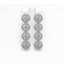 5.85 CTW Cushion Cut Diamond Designer Earrings 18K