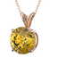 2.03 CTW Certified Intense Yellow SI Diamond Solitaire - 2