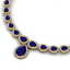 51.41 CTW Royalty Sapphire & VS Diamond Necklace 18K - 2
