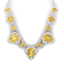 71.48 CTW Royalty Canary Citrine & VS Diamond Necklace