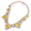 71.48 CTW Royalty Canary Citrine & VS Diamond Necklace - 3