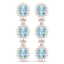 25.06 CTW Royalty Sky Topaz & VS Diamond Earrings 18K