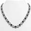35.55 CTW Black & White Diamond Designer Necklace 18K
