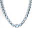 136 CTW Aquamarine & VS/SI Diamond Necklace 14K White - 2