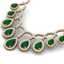31.5 CTW Royalty Emerald & VS Diamond Necklace 18K - 2