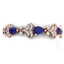 24.8 CTW Royalty Sapphire & VS Diamond Bracelet 18K