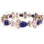 24.8 CTW Royalty Sapphire & VS Diamond Bracelet 18K - 3