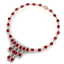 65.93 CTW Royalty Ruby & VS Diamond Necklace 18K Rose - 3