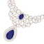 87.52 CTW Royalty Sapphire & VS Diamond Necklace 18K