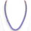 100 CTW Tanzanite & VS/SI Diamond Solitaire Necklace - 3