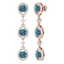5.28 CTW Royalty Fancy Blue, SI Diamond Earrings 18K - 3
