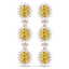 19.06 CTW Royalty Canary Citrine & VS Diamond Earrings