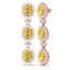 19.06 CTW Royalty Canary Citrine & VS Diamond Earrings - 3